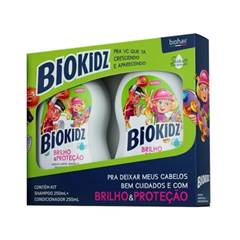 KIT SHAMPOO CONDICIONADOR BIOKIDZ BRILHO 6X2X2500ML