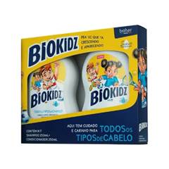 KIT SHAMPOO CONDICIONADOR BIOKIDZ TODOS OS CABELOS 6X2X2500ML