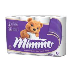 PAPEL HIGIENICO MIMMO NEUTRO LEVE 8 PAGUE 7 8X8UN