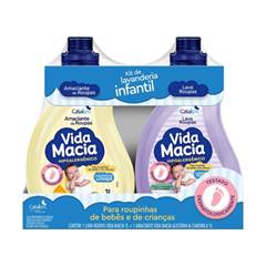 KIT LAVA ROUPAS + AMAC VIDA MACIA 6X1LT