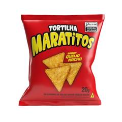 SALGADINHO MARATITOS QUEIJO NACHO 60X20G