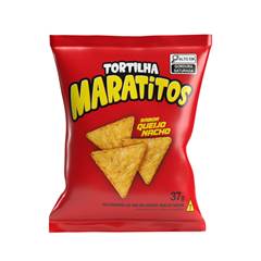 SALGADINHO MARATITOS QUEIJO NACHO 48X37G