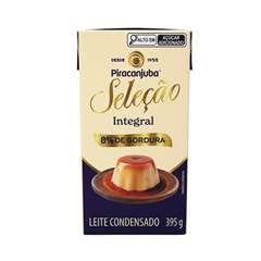 LEITE CONDENSADO INTEGRAL PIRACANJUBA  8% DE GORDURA 27X395GR