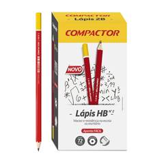 LAPIS DE MADEIRA COMPACTOR HB N2 DISPLAY C/ 72 UN