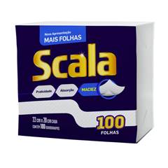 GUARDANAPO SCALA 22CMX20CM 48X100UN
