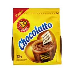 ACHOCOLATADO EM PÓ CHOCOLATTO 3 CORAÇÕES REFIL 12X200GR