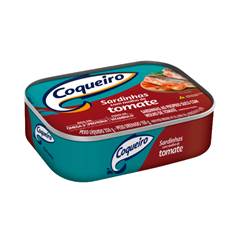 SARDINHA COQUEIRO MOLHO TOMATE 48X250GR